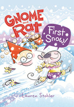 Book cover for Gnome and Rat: First Snow!: (A Graphic Novel)