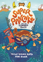 Book cover for Super Pancake and the Terrible Toast: (A Graphic Novel)