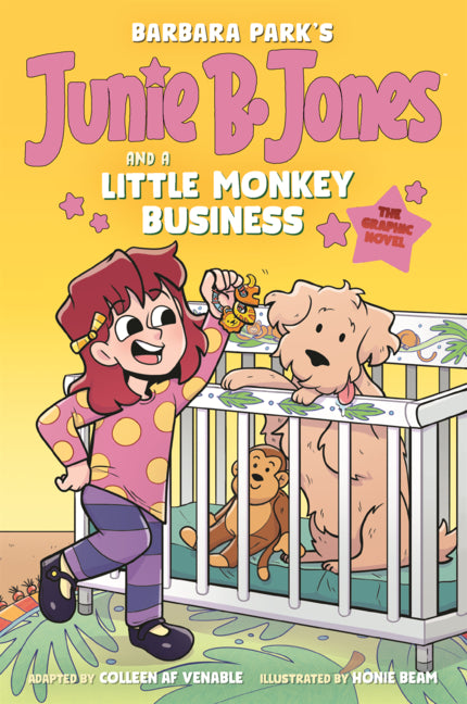 Book cover for Junie B. Jones and a Little Monkey Business: The Graphic Novel