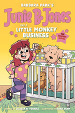 Book cover for Junie B. Jones and a Little Monkey Business: The Graphic Novel