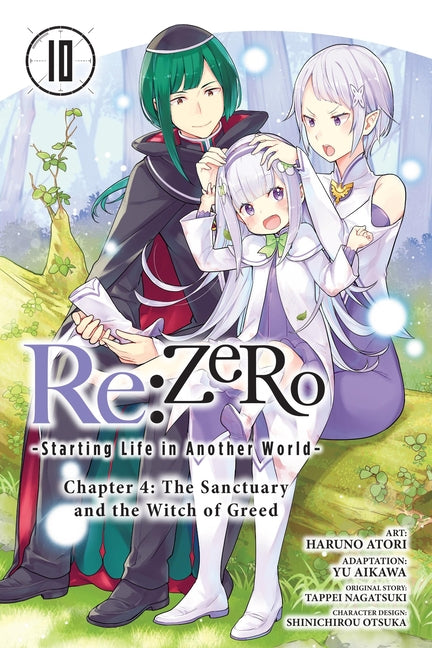 Book cover for RE: Zero -Starting Life in Another World-, Chapter 4: The Sanctuary and the Witch of Greed, Vol. 10 (Manga): Volume 10