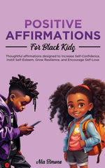 Book cover for Positive Affirmations for Black Kids
