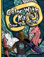 Book cover for Color With Kai From The USVI
