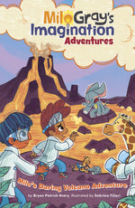 Book cover for Milo's Daring Volcano Adventure