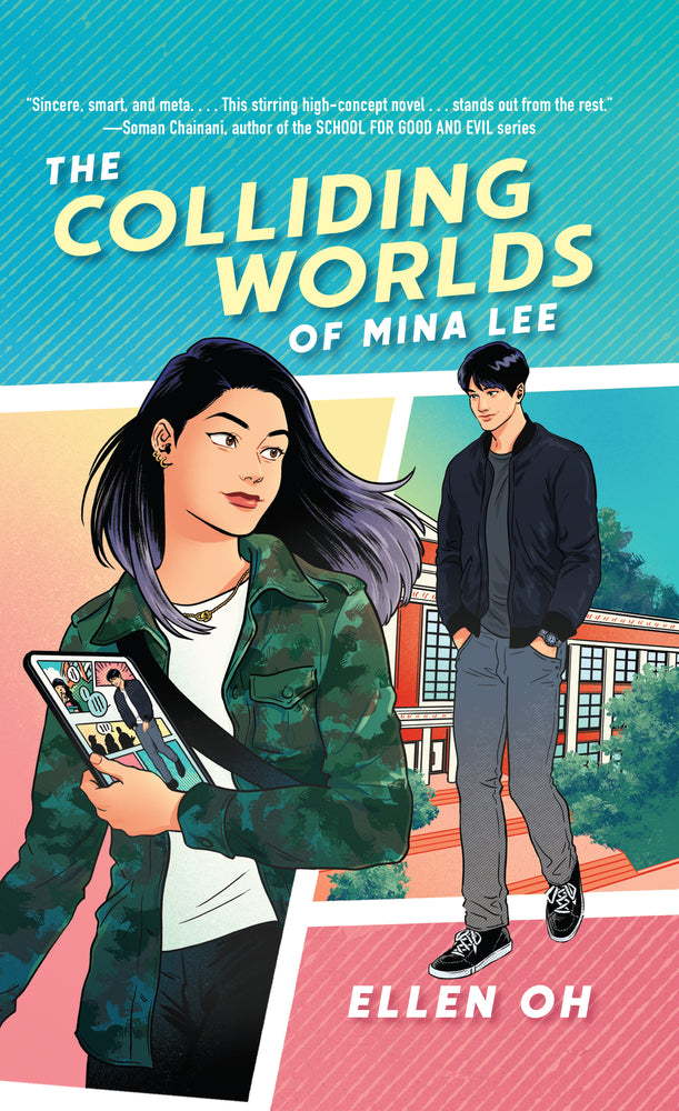 Book cover for The Colliding Worlds of Mina Lee