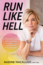 Book cover for Run Like Hell: A Therapist's Guide to Recognizing, Escaping, and Healing from Trauma Bonds