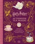Book cover for Harry Potter: Afternoon Tea Magic: Official Snacks, Sips, and Sweets Inspired by the Wizarding World