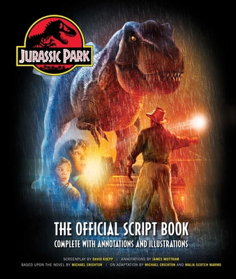 Book cover for Jurassic Park: The Official Script Book: Complete with Annotations and Illustrations