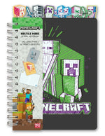 Book cover for Minecraft: Hostile Mobs Spiral Notebook