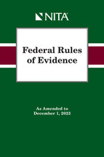 Book cover for Federal Rules of Evidence: As Amended to December 1, 2023