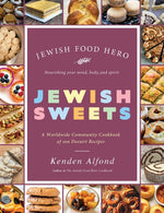 Book cover for Jewish Sweets: A Worldwide Community Cookbook of 100 Dessert Recipes