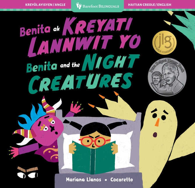 Book cover for Benita and the Night Creatures (Bilingual Haitian Creole & English)