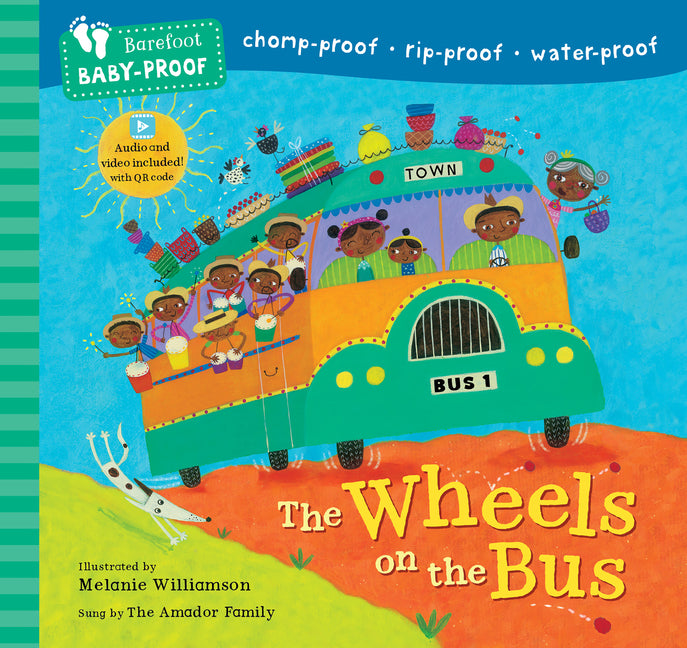 Book cover for Barefoot Baby-Proof: The Wheels on the Bus