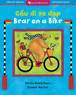 Book cover for Bear on a Bike (Bilingual Vietnamese & English)