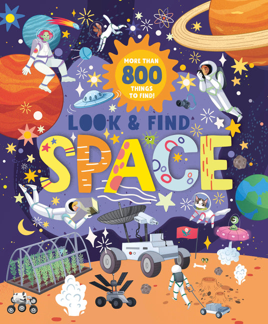 Book cover for Look and Find Space: More Than 800 Things to Find!