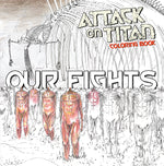 Book cover for Attack on Titan Coloring Book 2: Our Fights