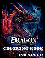 Book cover for Dragon Coloring Book for Adults
