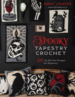 Book cover for Spooky Tapestry Crochet: 20 To-Die-For Designs for Beginners
