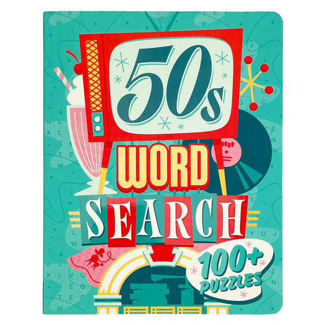 Book cover for 50s Word Search