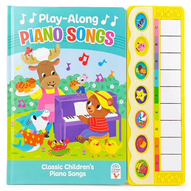 Book cover for Play-Along Piano Songs