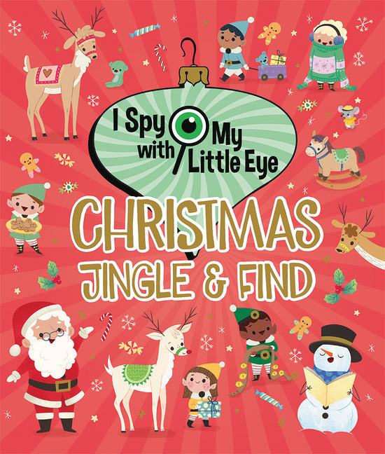 Book cover for Christmas Jingle & Find (I Spy with My Little Eye)