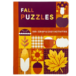 Book cover for Fall Puzzles: 100+ Crisp and Cozy Activities