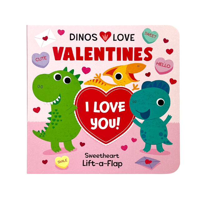 Book cover for Dinos Love Valentines