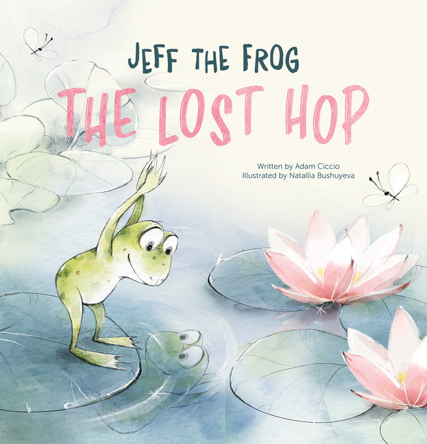 Book cover for Jeff the Frog. the Lost Hop