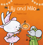 Book cover for Halloween with Lily and Milo