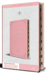 Book cover for Biblia Rvr 1960 Letra Grande Tamaño Manual, Piel Rosada Con Índice / Spanish Bible Rvr 1960 Handy Size Large Print Leathersoft Pink with Index