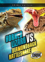 Book cover for Horned Lizard vs. Diamondback Rattlesnake