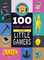 Book cover for 100 First Words for Little Gamers