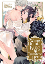 Book cover for Wimpy Demon King and Tsundere Hero