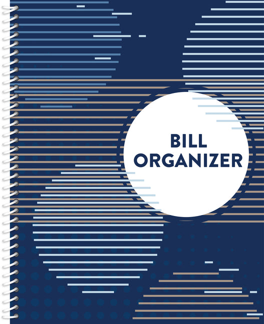 Book cover for Bill Organizer - Includes 12 Pockets and Password Log