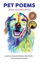 Book cover for Pet Poems (also not just pets)