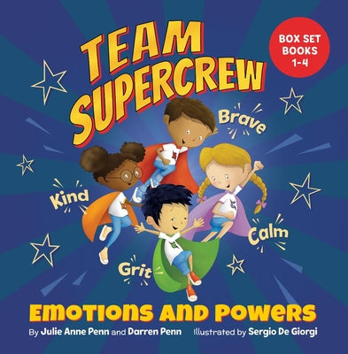 Book cover for Team Supercrew - Emotions and Powers: 4 Book Box Set (Books 1-4)