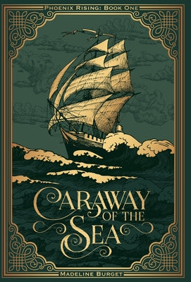 Book cover for Caraway of the Sea: A grim-cozy pirate fantasy featuring an asexual female main character