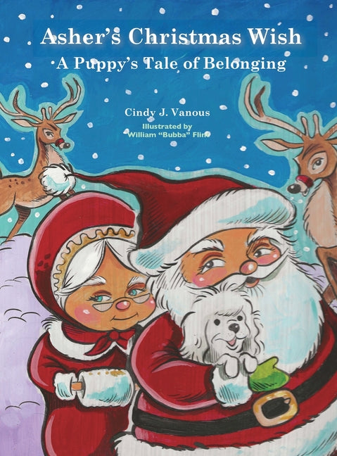 Book cover for Asher's Christmas Wish: A Puppy's Tale of Belonging