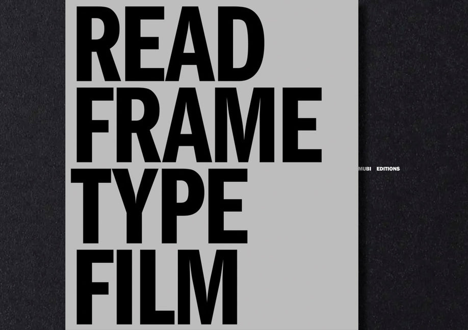 Book cover for Read Frame Type Film: Or, Written on the Screen