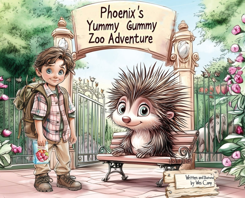 Book cover for Phoenix's Yummy Gummy Zoo Adventure