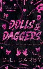 Book cover for Dolls & Daggers: A Serial Killer Book Club Novel