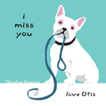 Book cover for I miss you, love Otis