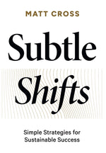Book cover for Subtle Shifts: Simple Strategies for Sustainable Success