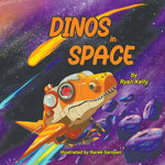 Book cover for Dinos in Space