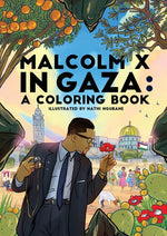 Book cover for Malcolm X in Gaza