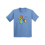 Rainbow Balloon Dog - Kids Tee Shirt