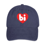 Bi Heart Hat