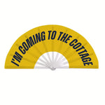 I'm Coming To The Cottage Heated Rivalry - Hand Fan