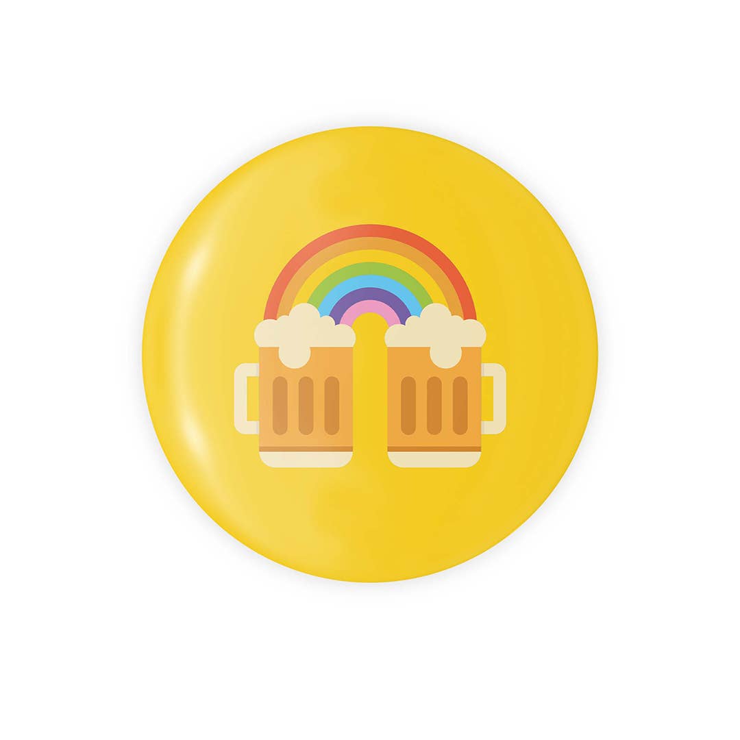 Beer Mug Rainbow Magnet