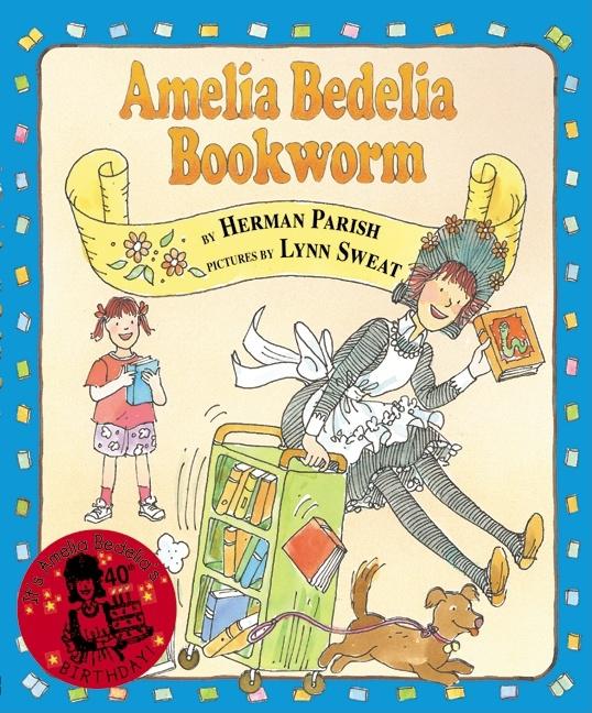 Book cover for Amelia Bedelia, Bookworm